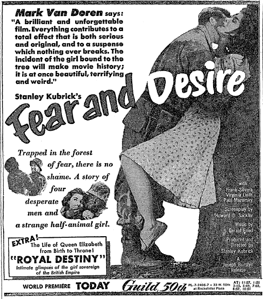 Image result for fear and desire poster